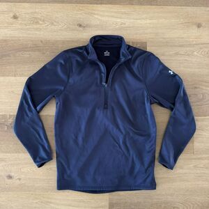 Under Armour mens blue zip sweatshirt longsleeve athletic S